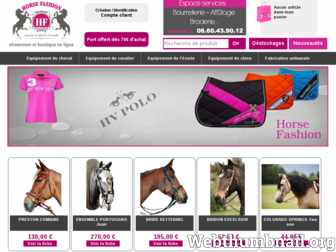 horse-fashion.fr website preview