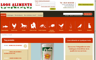 loos-aliments.com website preview