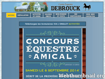 debrouck.com website preview
