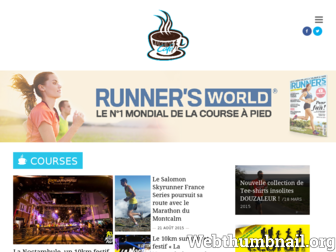 runningcafe.fr website preview