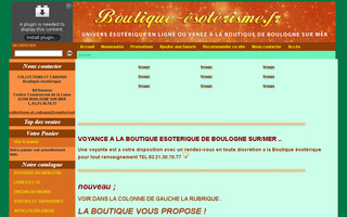 boutique-esoterisme.fr website preview