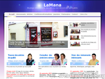 lamanadamelsa.fr website preview