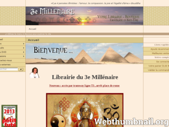 3emillenaire.fr website preview