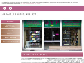 librairie-esoterique-gvp.fr website preview