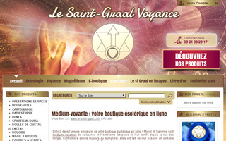 le-saint-graal.com website preview