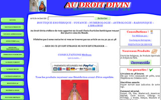 audroitdivin.com website preview
