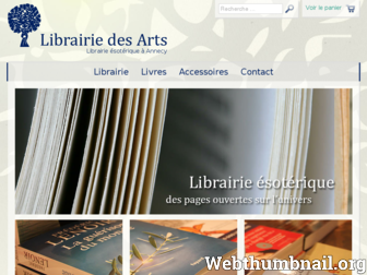librairiedesarts.fr website preview