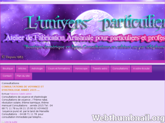lunivers-particulier.com website preview