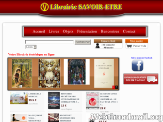 librairie-savoir-etre.com website preview