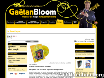 gaetanbloom.net website preview