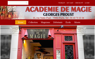 academiedemagie.com website preview