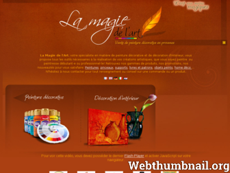 la-magie-de-lart.com website preview
