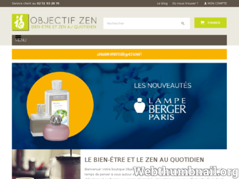 objectifzen.fr website preview