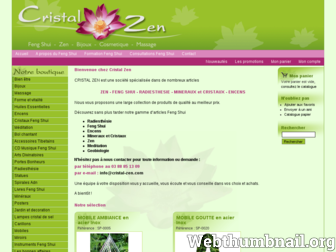 cristal-zen.com website preview