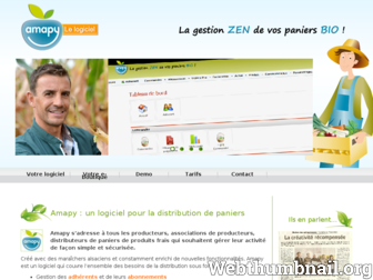 logiciel.amapy.fr website preview