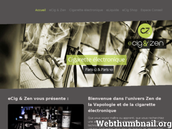 ecig-zen.fr website preview