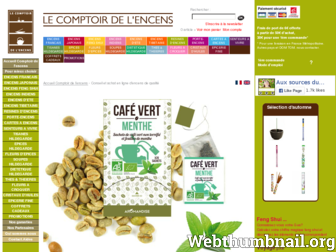 comptoirdelencens.fr website preview