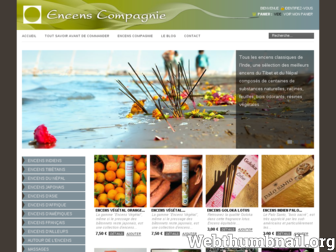 encens-compagnie.com website preview