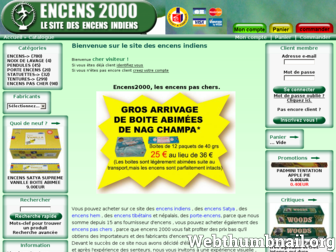 encens2000.net website preview