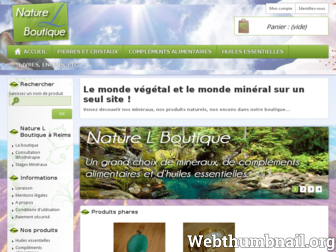 naturelboutique.com website preview