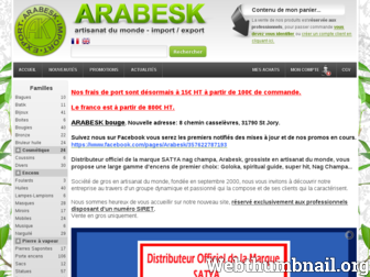 arabesk.eu website preview