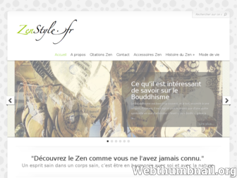 zenstyle.fr website preview