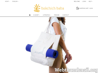 bakchichbaba.com website preview