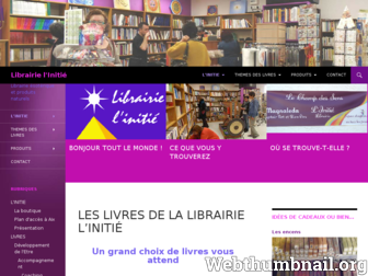 librairie-linitie.fr website preview