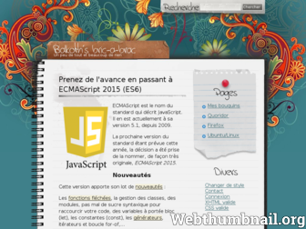 randomblog.fr website preview