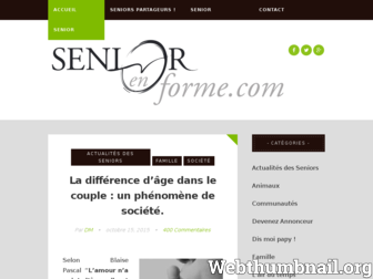 blog.seniorenforme.com website preview