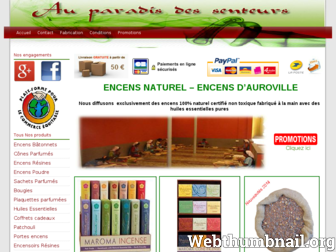 encens-naturel.fr website preview