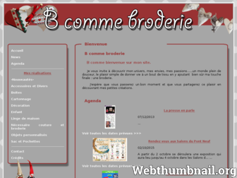 bcommebroderie.fr website preview