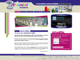 arcanciel.com website preview