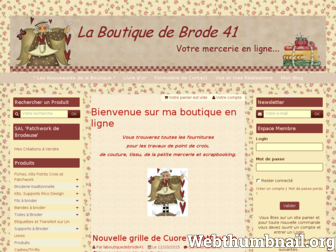 laboutiquedebrode41.com website preview