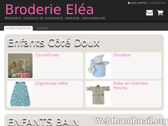broderie-elea.fr website preview
