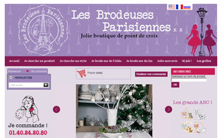 lesbrodeusesparisiennes.com website preview