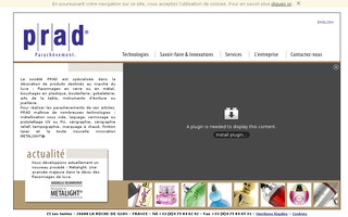 prad.fr website preview