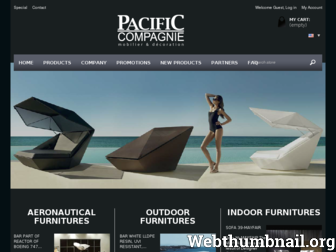 pacific-compagnie.com website preview