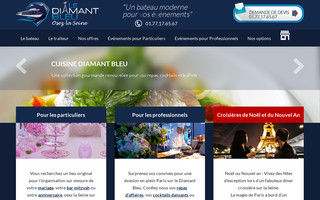 le-diamant-bleu.fr website preview