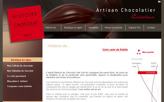 histoiredechocolat.com website preview