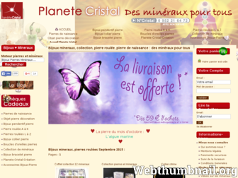 planete-cristal.net website preview