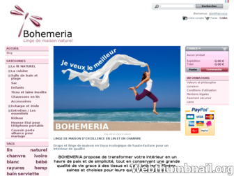 bohemeria.com website preview