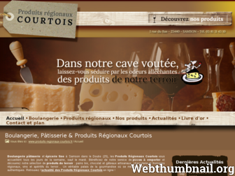 produits-regionaux-courtois.fr website preview