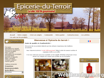 epicerie-du-terroir.com website preview