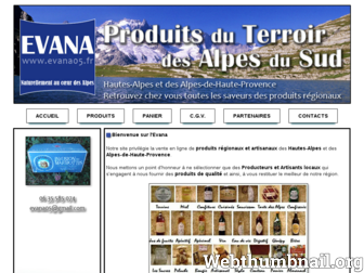 evana05.fr website preview