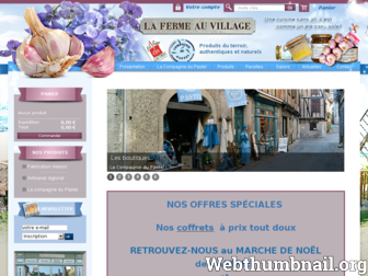 lafermeauvillage.fr website preview