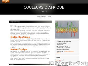 couleursdafrique-19.com website preview