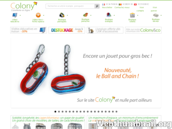 colony-perroquet.fr website preview