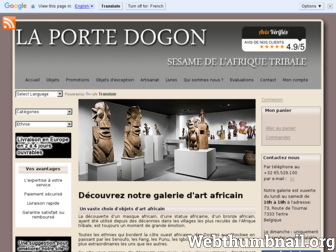 galerie-art-africain.com website preview