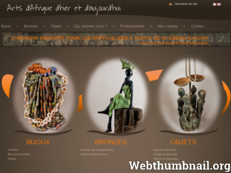 art-afrique-dogon.fr website preview